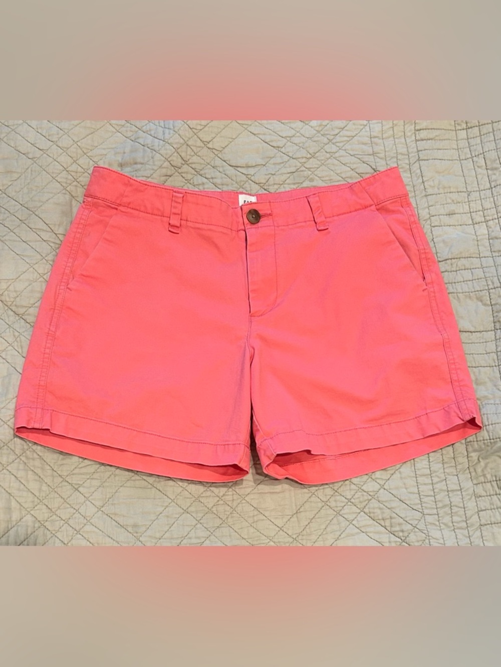 GAP Coral Pink Chino Shorts